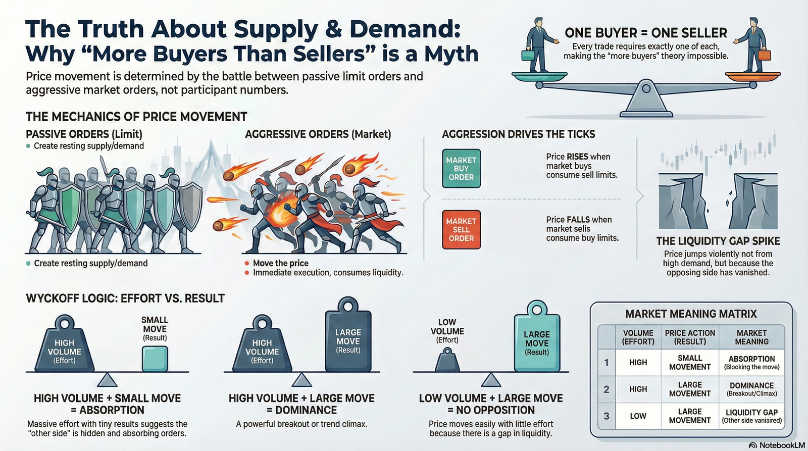 The Great Trading Lie: Why ‘More Buyers Than Sellers’ is a Myth (and What Actually Moves Price)